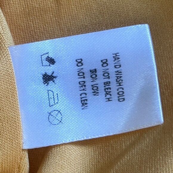 Revolve By The Way Esme Polka Dot Yellow Ruffle Mini Skirt XXS Lace Up Front - Picture 6 of 8